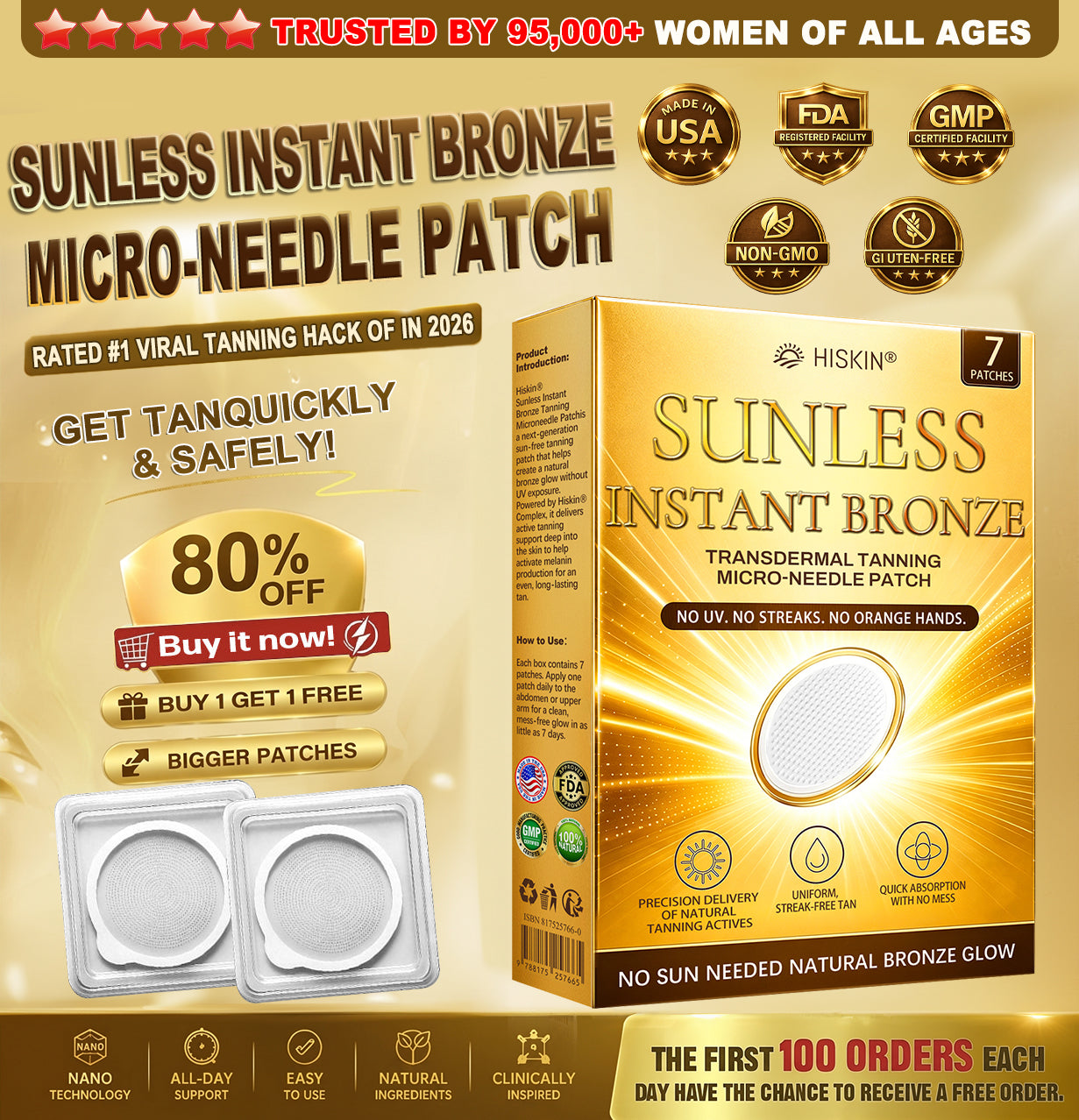 ๐ฅ ๐๐ข๐ฌ๐ค๐ข๐งยฎ VIP Offer Unlocked! Up To 50% OFF โ Get The Glow Without The Sun. Natural-looking bronze skin in just 7 days. No UV, no streaks, no hassle. Claim yours now!