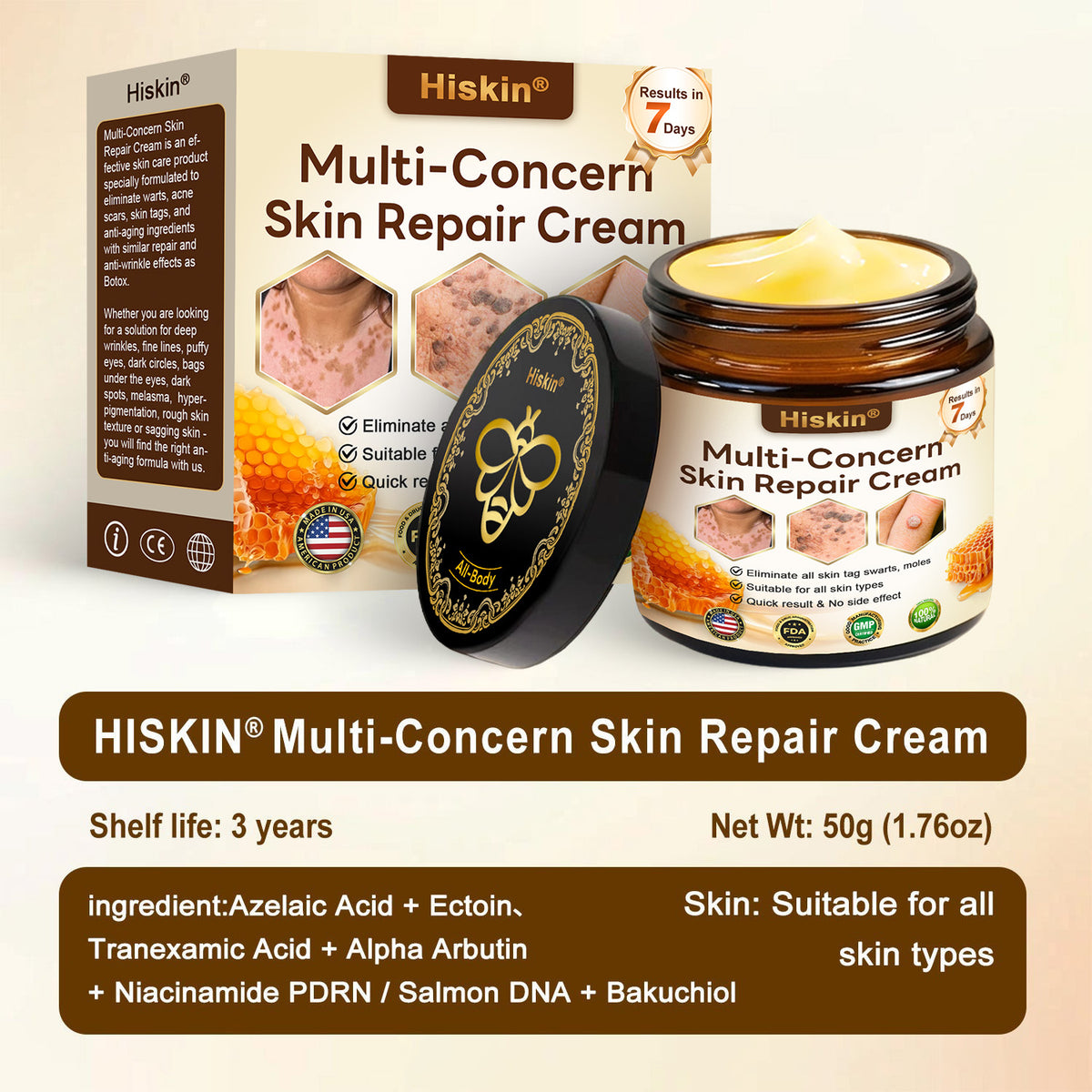 🔥 DON’T STOP AFTER SPOT CARE — Give Your Skin The Long-Term Care It Deserves With This Exclusive HISKIN® Repair Cream Upgrade!