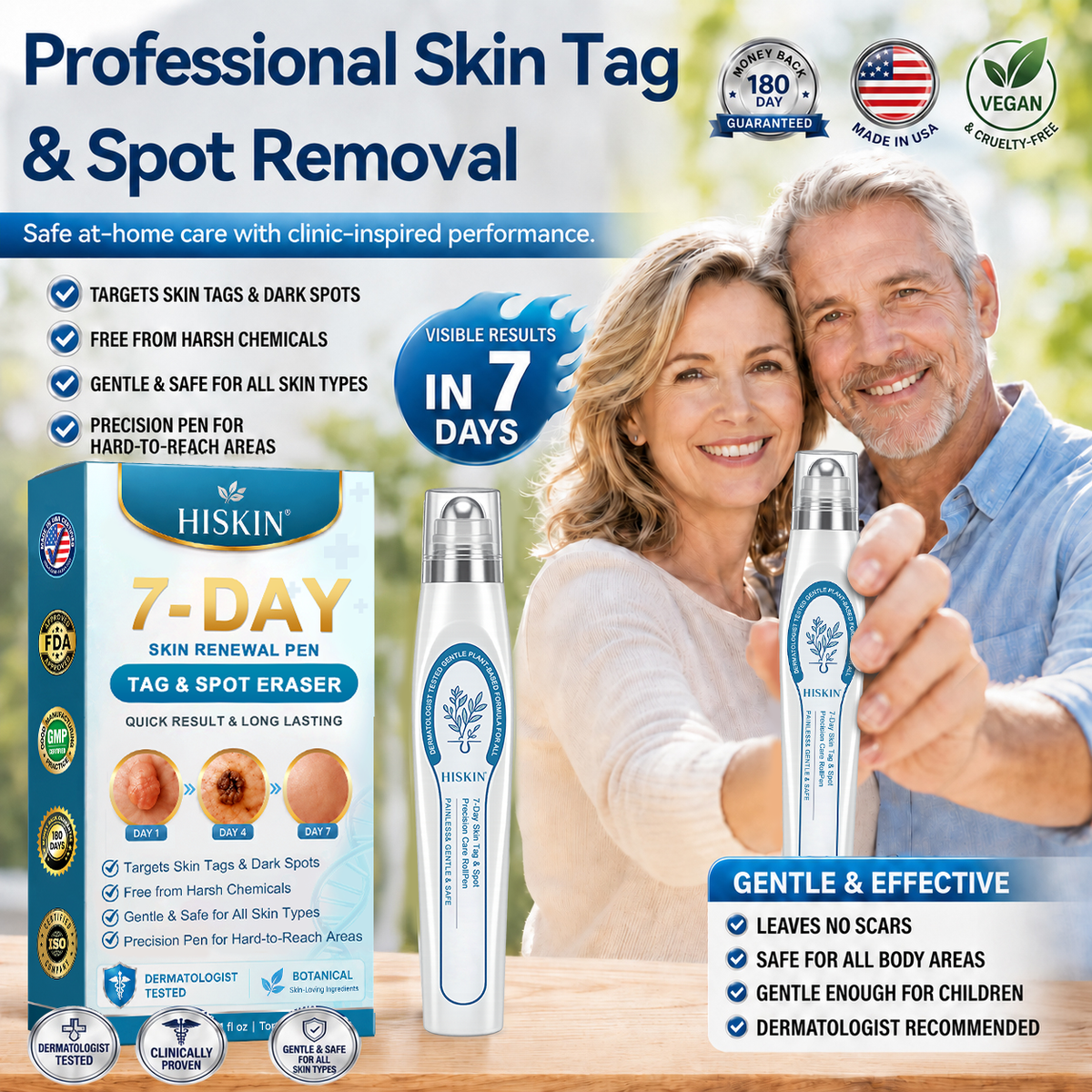🔥🔥 𝐇𝐈𝐒𝐊𝐈𝐍® 𝟕-𝐃𝐚𝐲 𝐒𝐤𝐢𝐧 𝐓𝐚𝐠 & 𝐒𝐩𝐨𝐭 𝐄𝐫𝐚𝐬𝐞𝐫 𝐑𝐨𝐥𝐥𝐞𝐫𝐛𝐚𝐥𝐥 𝐏𝐞𝐧 🍀 | 𝐓𝐚𝐫𝐠𝐞𝐭𝐬 𝐒𝐤𝐢𝐧 𝐓𝐚𝐠𝐬, 𝐀𝐠𝐞 𝐒𝐩𝐨𝐭𝐬, 𝐃𝐚𝐫𝐤 𝐒𝐩𝐨𝐭𝐬 & 𝐁𝐥𝐞𝐦𝐢𝐬𝐡𝐞𝐬 | 𝐎𝐧𝐜𝐞 𝐃𝐚𝐢𝐥𝐲 𝐀𝐩𝐩𝐥𝐢𝐜𝐚𝐭𝐢𝐨𝐧 | 𝐕𝐢𝐬𝐢𝐛𝐥𝐞 𝐑𝐞𝐬𝐮𝐥𝐭𝐬 𝐢𝐧 𝟕 𝐃𝐚𝐲𝐬𝐨𝐭𝐬, 𝐃𝐚𝐫𝐤 𝐒𝐩𝐨𝐭𝐬 & 𝐁𝐥𝐞𝐦𝐢𝐬𝐡𝐞𝐬 | 𝐎𝐧𝐜𝐞 𝐃𝐚𝐢𝐥𝐲 𝐀𝐩𝐩𝐥𝐢𝐜𝐚𝐭𝐢𝐨𝐧 | 𝐕𝐢𝐬𝐢𝐛𝐥𝐞 𝐑𝐞𝐬𝐮𝐥𝐭𝐬 𝐢𝐧 𝟕 𝐃𝐚𝐲𝐬