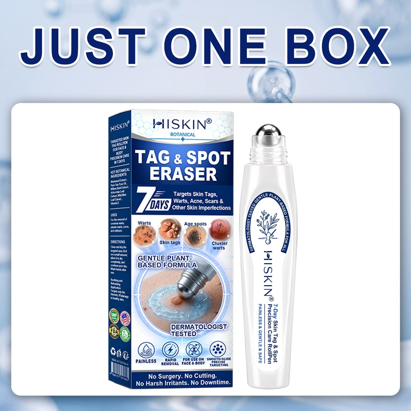𝐇𝐈𝐒𝐊𝐈𝐍®👩‍⚕️ 𝟕-𝐃𝒂𝘆 𝐒𝗸𝐢𝐧 𝐓𝒂𝗴 & 𝐒𝐩𝙤𝐭 𝐄𝐫𝒂𝐬𝙚𝐫 𝐏𝐚𝐢𝐧𝐥𝐞𝐬𝐬 & 𝐒𝐜𝐚𝐫-𝐅𝐫𝐞𝐞 𝐀𝐝𝐯𝐚𝐧𝐜𝐞𝐝 𝐈𝐦𝐩𝐞𝐫𝐟𝐞𝐜𝐭𝐢𝐨𝐧 𝐑𝐞𝐦𝐨𝐯𝐚𝐥 𝐑𝐨𝐥𝐥𝐞𝐫𝐛𝐚𝐥𝐥 𝐏𝐞𝐧